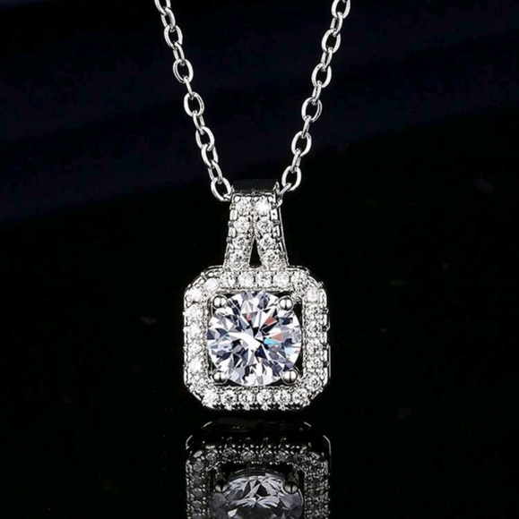 Stainless Steel &  Clear Rhinestone 3pc Jewelery Set (OS) - Picture 3 of 4